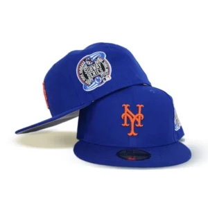 New Era New York Mets fitted hat gray, blue, royal colorway - New Era Drops Clean Mets Fitted with 2000 Subway Series Patch