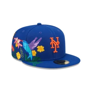 New Era New York Mets fitted hat gray, blue, royal colorway - New Era Drops Clean Mets Fitted in Royal Blue and Gray Colorway