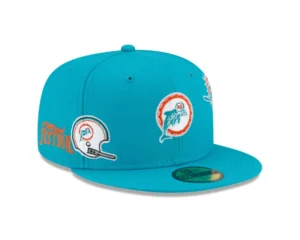 New Era Miami Dolphins fitted hat gray colorway - Miami Dolphins Fitted Gets Clean Gray Bottom Treatment from New Era