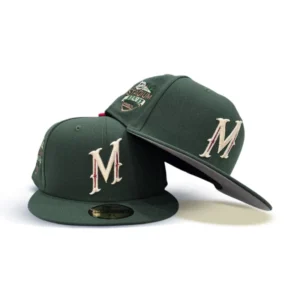 New Era Minnesota Wild fitted hat gray, red, green colorway - Minnesota Wild Stadium Series Fitted Brings Pine Green Vibes