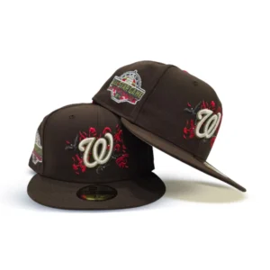 New Era Washington Nationals fitted hat gray, brown colorway - 2018 All-Star Game Fitted: New Era’s Halloween Pack Nationals Drop Brings Spooky Vibes