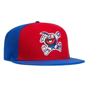 New Era Denver Nuggets fitted hat Red, Royal colorway - New Era Drops Classic Nuggets Fitted in Bold Red and Royal Colorway