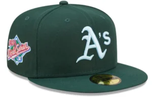 New Era Oakland Athletics fitted hat green colorway - Bay Area Series Fitted: New Era’s Green A’s 1989 World Series Championship Hat