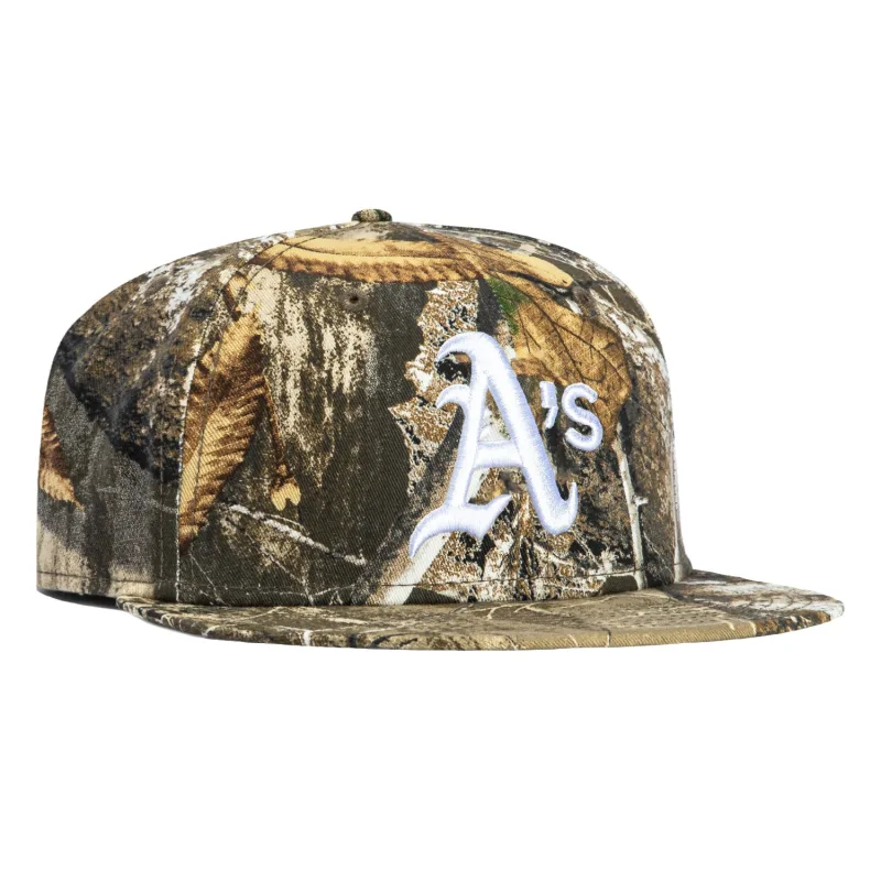 New Era Oakland Athletics fitted hat Realtree colorway - New Era Drops Unique Oakland Athletics Fitted in Realtree Camo