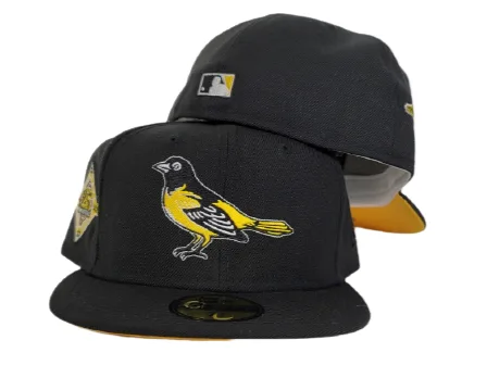 New Era Baltimore Orioles fitted hat black, yellow colorway - Iron Man Anniversary Fitted: New Era Drops Baltimore Orioles 50th Anniversary Tribute