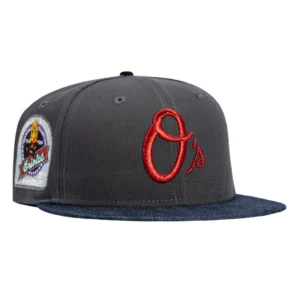 New Era Baltimore Orioles fitted hat Graphite, Denim colorway - Iron Man Fitted: New Era Drops Baltimore Orioles 30th Anniversary Cal Ripken Jr. Tribute