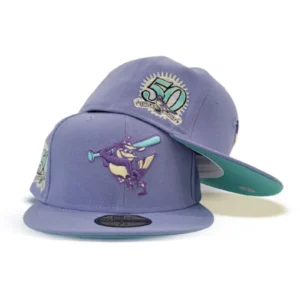 New Era Baltimore Orioles fitted hat green colorway - Ripken Legacy Fitted: New Era’s Lavender Orioles 50th Anniversary Tribute