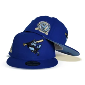 New Era Baltimore Orioles fitted hat blue, royal colorway - Iron Man Legacy Fitted: New Era’s Royal Blue Orioles 50th Anniversary Tribute