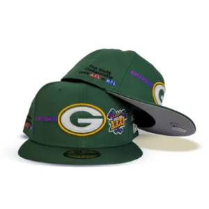 New Era Green Bay Packers fitted hat green colorway - Championship Legacy Fitted: New Era’s Green Bay Packers 4X Super Bowl Champions 59FIFTY