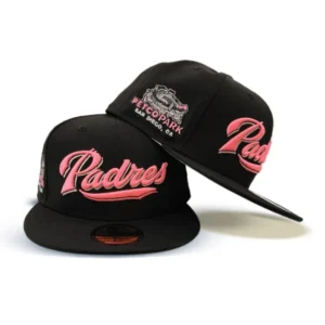New Era San Diego Padres fitted hat black, green colorway - New Era Drops Clean Padres Fitted with Petco Park Side Patch