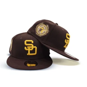 New Era San Diego Padres fitted hat green, brown colorway - 1978 World Series Fitted: New Era Honors Baseball History with Brown Padres Tribute