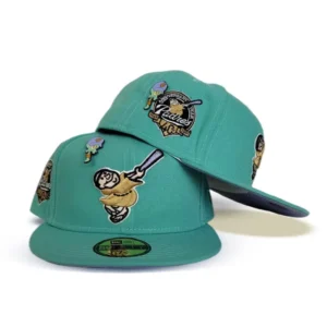 New Era San Diego Padres fitted hat - Padres 40th Anniversary Fitted: New Era’s Mint Green “Squidward” Tribute Celebrates Four Decades