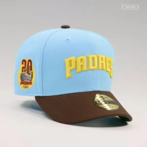 New Era San Diego Padres fitted hat red colorway - Petco Park 20th Anniversary Fitted: New Era Celebrates Two Decades of Padres Baseball