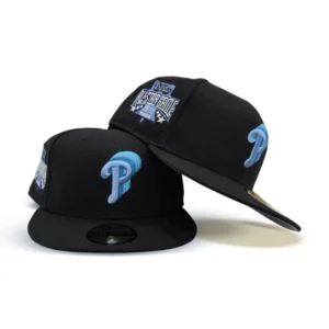 New Era Philadelphia Phillies fitted hat black, gray colorway - 1996 All-Star Fitted: New Era Drops Phillies Tribute in Sharp Black and Gray
