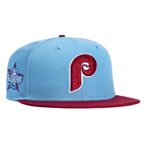 New Era Philadelphia Phillies fitted hat Light, Cardinal colorway - 2026 All-Star Fitted: New Era Drops Philadelphia Phillies Future Classic in Vintage Colors