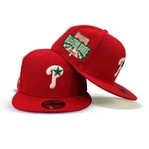 New Era Philadelphia Phillies fitted hat red, green colorway - 1996 All-Star Game Fitted: New Era Drops Phillies Red and Green Tribute