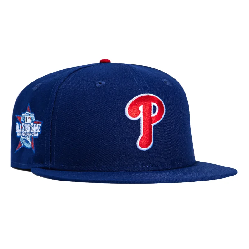 New Era Philadelphia Phillies fitted hat Royal, Red colorway - 2026 All-Star Fitted: New Era Drops Phillies Future Classic in Royal and Red