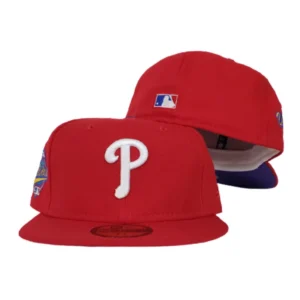 New Era New York Mets fitted hat purple, scarlet colorway - 1993 World Series Fitted: New Era Drops Phillies Championship Tribute in Scarlet Purple