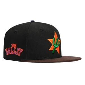 New Era Phoenix Suns fitted hat Black, Brown colorway - New Era Drops Fire Phoenix Suns Fitted with Valley City Edition Patch