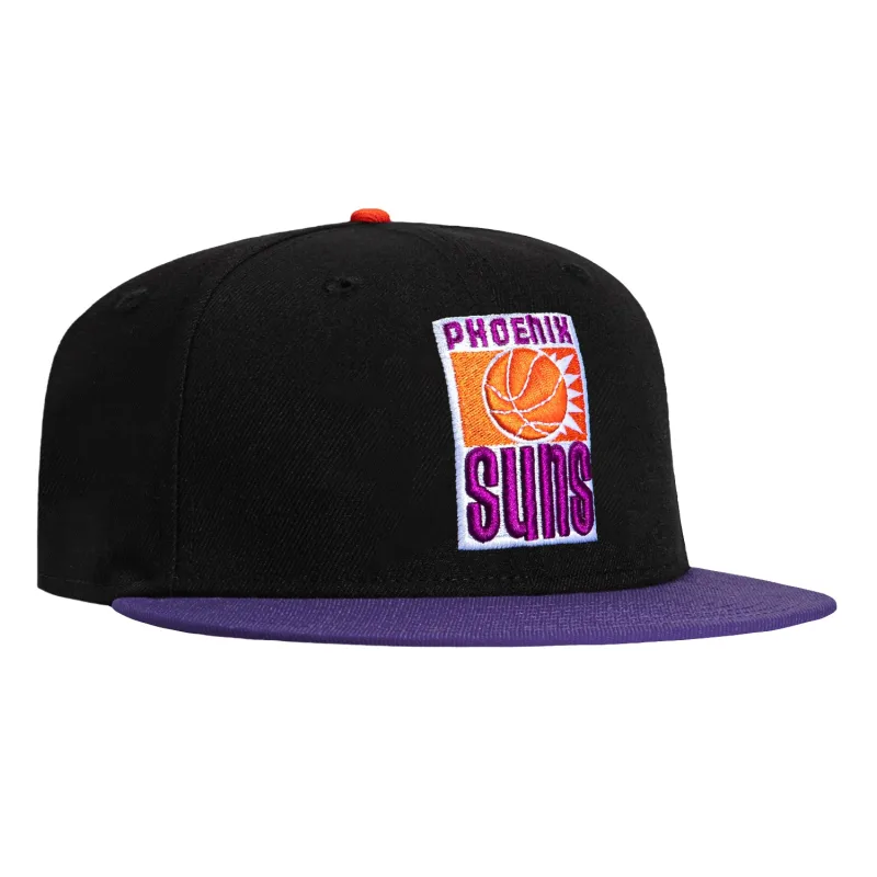 New Era Phoenix Suns fitted hat Black, Purple colorway - 30th Anniversary Fitted: New Era Celebrates Phoenix Suns Milestone with Commemorative 59FIFTY