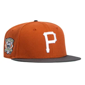 New Era Pittsburgh Pirates fitted hat Burnt Orange, Graphite colorway - 1994 All-Star Game Fitted: New Era’s Just Desserts Pirates Hat Serves Up Sweet Nostalgia