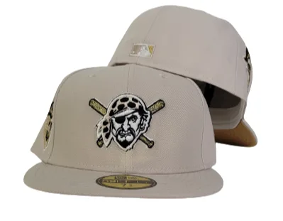 New Era Pittsburgh Pirates fitted hat gold colorway - 1959 All-Star Game Fitted: New Era Drops Sand Pirates Tribute with Gold Bottom