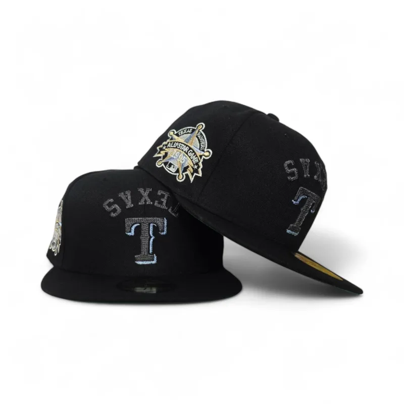 New Era New York Rangers fitted hat black, green colorway - 1995 All-Star Game Fitted: New Era Drops Black Rangers Side Patch Tribute