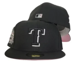 New Era New York Rangers fitted hat black, pink colorway - 1985 All-Star Game Fitted: New Era Drops Rangers Black Pink Bottom Tribute