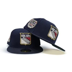 New Era New York Rangers fitted hat navy, blue, green colorway - Rangers Drop Glow-in-the-Dark Fitted with 2014 Stadium Series Patch