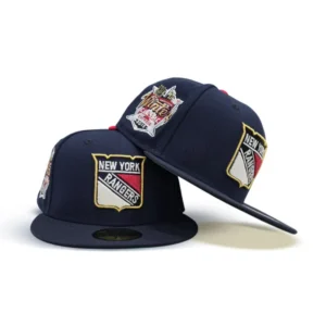 New Era New York Rangers fitted hat navy, blue, green colorway - Winter Classic 10th Anniversary Fitted: New Era Celebrates Rangers Hockey History with Navy Green Bottom 59FIFTY