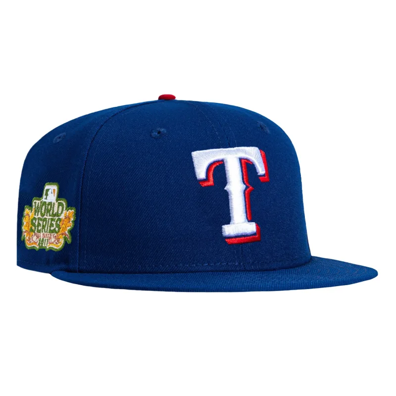 New Era New York Rangers fitted hat Royal colorway - 2011 World Series Fitted: New Era Drops Rangers Championship Run Tribute