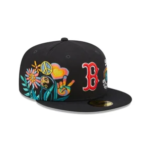 New Era Boston Red Sox fitted hat navy, red, blue colorway - New Era Drops Clean Red Sox Fitted Celebrating 9X World Series Championships