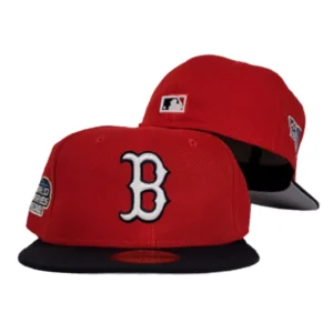 New Era Boston Red Sox fitted hat red colorway - Breaking the Curse Fitted: New Era’s 2004 World Series Red Sox Championship Tribute