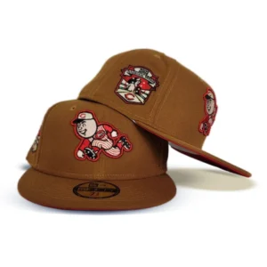 New Era Cincinnati Reds fitted hat red colorway - Great American Ballpark Inaugural Season Fitted: New Era’s Toast Reds 2003 Tribute