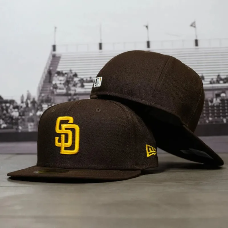 New Era San Diego Padres fitted hat - Classic San Diego Padres Fitted Drops at fam_cap_store