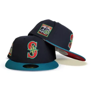 New Era Seattle Mariners fitted hat navy, red colorway - 40th Anniversary Fitted: New Era Celebrates Four Decades of Mariners Baseball