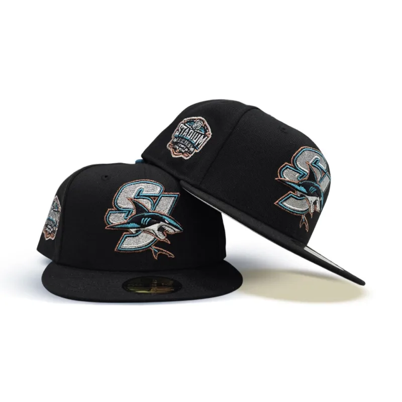New Era San Jose Sharks fitted hat black, gray colorway - Sharks Fans Score Big with This Limited Stadium Series Fitted