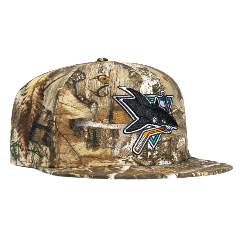 New Era San Jose Sharks fitted hat Realtree colorway - New Era Sharks Fitted Gets Wild with Realtree Camo Colorway