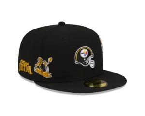 New Era Pittsburgh Steelers fitted hat black, gray colorway - New Era x Just Don Steelers Fitted Brings Clean Black and Gray Vibes