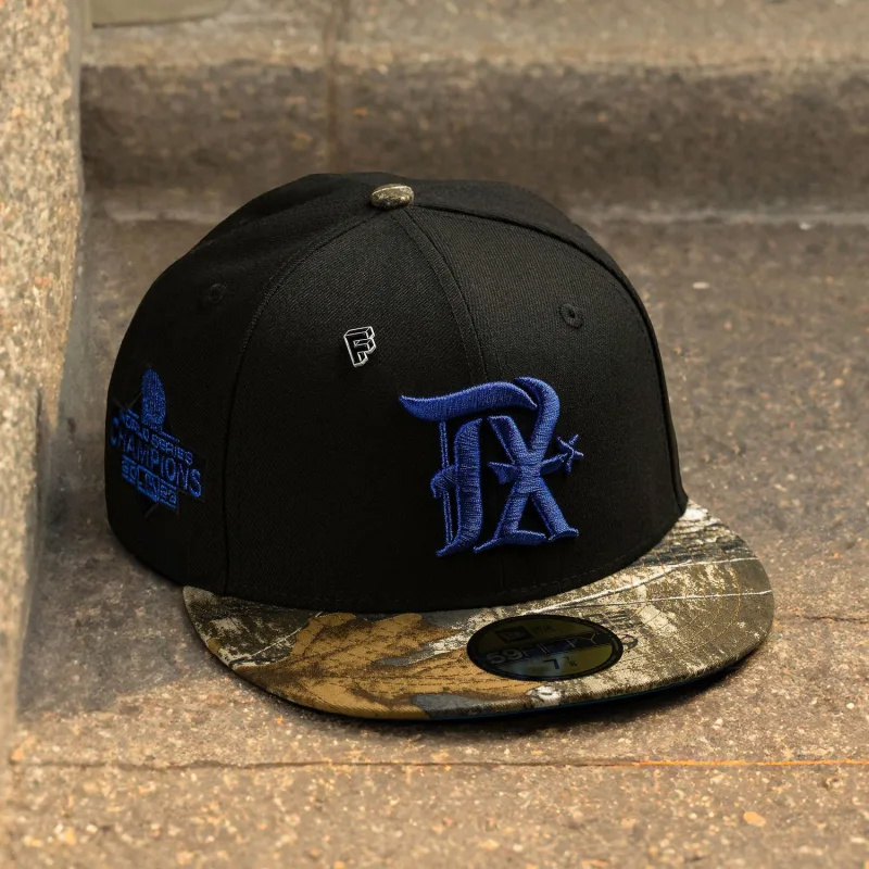 New Era New York Rangers fitted hat black, cardinal colorway - New Era Drops Sharp Texas Rangers Fitted with Tree Edge UV Detail