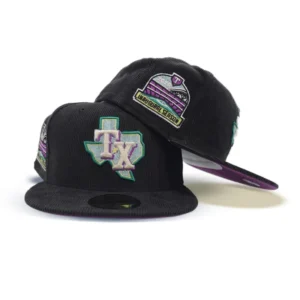 New Era New York Rangers fitted hat black, purple colorway - New Era Drops Clean Rangers Fitted with Grape Purple Bottom