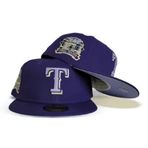 New Era New York Rangers fitted hat purple colorway - Final Season Fitted: New Era Purple Rangers 59FIFTY Commemorates Historic Farewell
