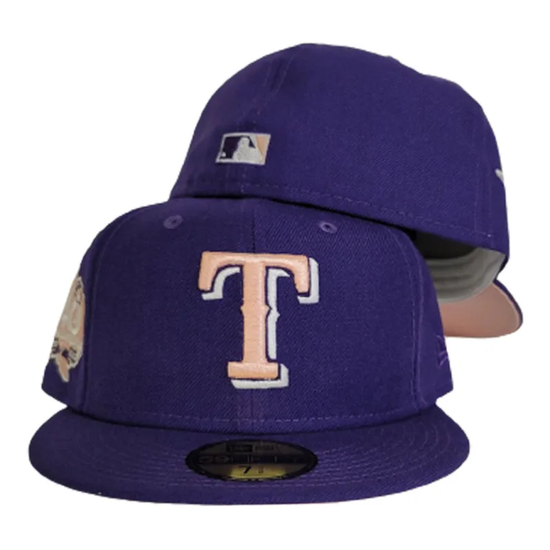 New Era New York Rangers fitted hat purple colorway - Rangers Anniversary Fitted: New Era Drops Purple 40th Anniversary Side Patch