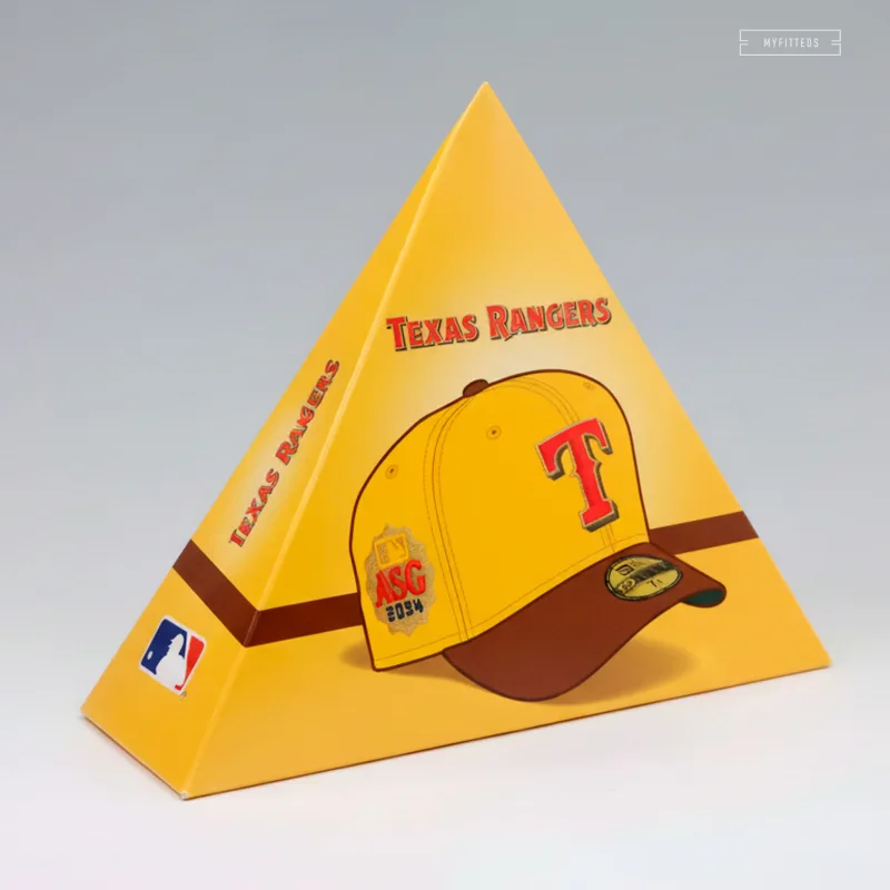 New Era New York Rangers fitted hat red colorway - New Era Drops Sweet Texas Rangers All-Star Fitted with Toblerone Twist