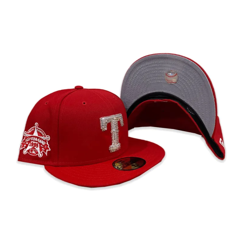 New Era New York Rangers fitted hat red colorway - 1995 All-Star Game Fitted: New Era Drops Swarovski Crystal Rangers Tribute