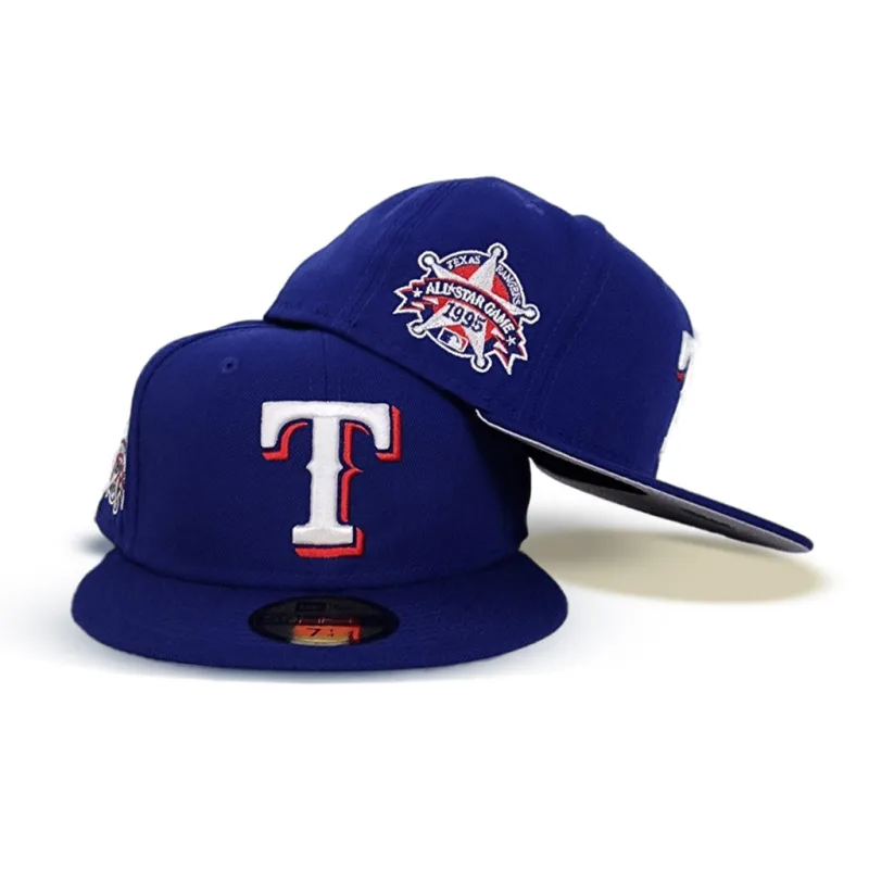 New Era New York Rangers fitted hat gray, blue, royal colorway - 1995 All-Star Game Fitted: New Era Drops Royal Blue Rangers Commemorative