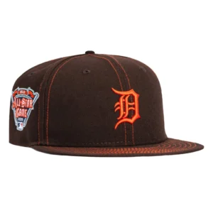 New Era Detroit Tigers fitted hat Brown, Orange colorway - Motor City Midsummer Classic Fitted: New Era’s 2005 All-Star Game Tigers Tribute