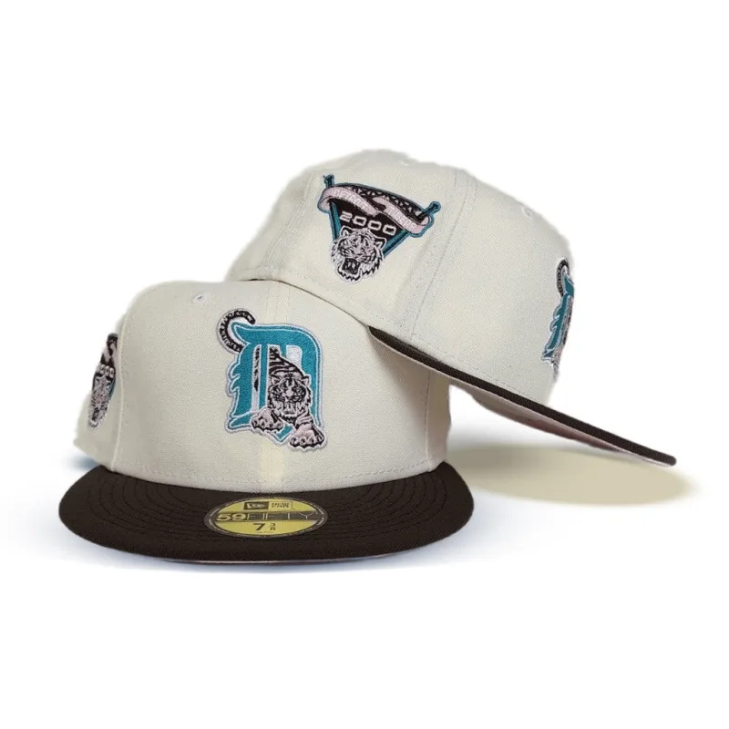 New Era Detroit Tigers fitted hat pink colorway - New Era Drops Clean Tigers Fitted in Soft Pink Colorway