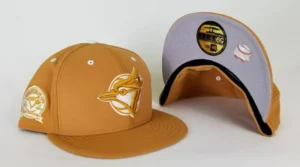 New Era Toronto Blue Jays fitted hat blue, wheat colorway - New Era Toronto Blue Jays Nubuck Wheat Fitted Brings Premium Texture