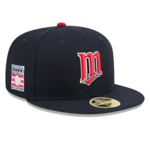 New Era Minnesota Twins fitted hat Men's colorway - New Era Twins Fitted Celebrates 2025 Hall of Fame Weekend with Cooperstown Side Patch
